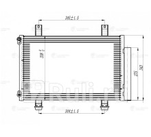 lrac-2462 - Радиатор кондиционера (LUZAR) Suzuki Swift (2004-2011)