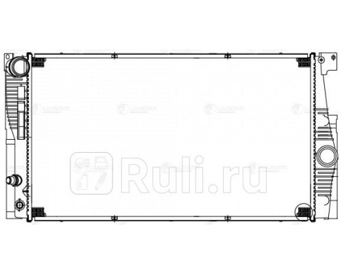LRc 2612 - Радиатор охлаждения (LUZAR) BMW 5 F10 (2009-2017)