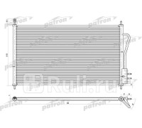 PRS1103 - Радиатор кондиционера (PATRON) Ford Focus 1 (1998-2001)