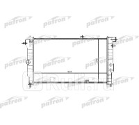 PRS3330 - Радиатор охлаждения (PATRON) Opel Vectra A (1988-1992)