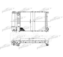 PRS3400 - Радиатор охлаждения (PATRON) BMW E36 (1990-2000)