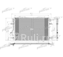 PRS3622 - Радиатор кондиционера (PATRON) Audi A4 B6 (2000-2006)