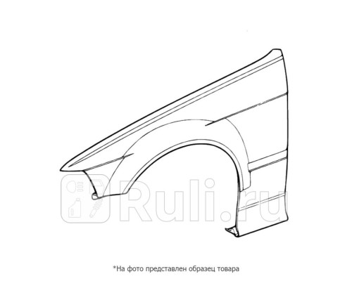 302-lrf008 - Крыло переднее левое (TYC) Land Rover Discovery 3 (2004-2009)