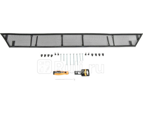 RR.2301.3 - Решетка радиатора защитная (RIVAL) Hyundai Solaris 1 рестайлинг (2014-2017)