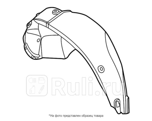 TOTEM.S.A67709.21 - Подкрылок задний левый (TOTEM) Lixiang L7 (2023-2023)