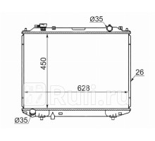 MZ0010 - Радиатор охлаждения (SAT) Ford Ranger (1999-2006)