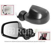 ST-DC01-940-C2 - Зеркало левое (SAT) Renault Logan 1 Фаза 2 (2009-2015)