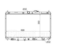 HD0002 - Радиатор охлаждения (SAT) Honda Accord 4 (1989-1994)