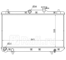 SG-HY0002 - Радиатор охлаждения (SAT) Hyundai Accent ТагАЗ (2000-2011)