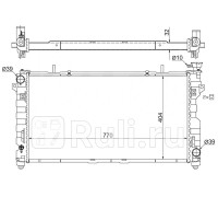 CR0002-05 - Радиатор охлаждения (SAT) Chrysler Voyager 4 (2005-2008)