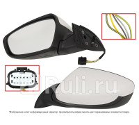 ST-16-0107 - Зеркало левое (SAT) Kia Ceed 2 (2015-2018)