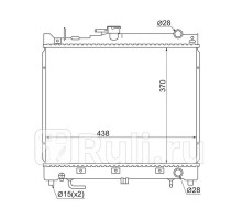 SK0005 - Радиатор охлаждения (SAT) Suzuki Jimny (1998-2018)