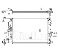 CH0006-MT - Радиатор охлаждения (SAT) Chevrolet Cruze (2009-2015)