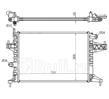 OP0006-GMT - Радиатор охлаждения (SAT) Opel Corsa C (2000-2006)