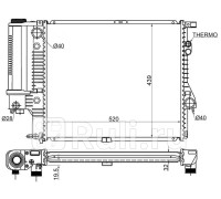 SG-BW0004-97 - Радиатор охлаждения (SAT) BMW E39 (1995-2004)