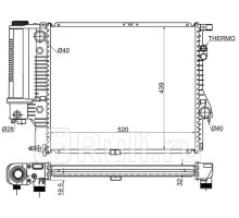 SG-BW0004-97 - Радиатор охлаждения (SAT) BMW E39 (1995-2004)
