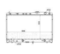 HD0005-CB - Радиатор охлаждения (SAT) Honda Accord 4 (1989-1994)
