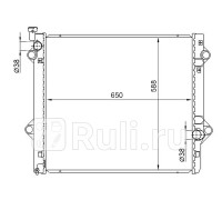 TY0009-120-3.0D-MT - Радиатор охлаждения (SAT) Toyota Land Cruiser Prado 120 (2002-2009)