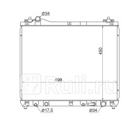 SK0006-H27A - Радиатор охлаждения (SAT) Suzuki Grand Vitara (2005-2015)