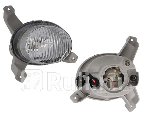ST-235-2001L - Противотуманная фара левая (SAT) Chevrolet Aveo T250 седан (2006-2012)