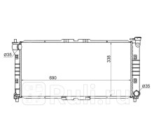 SG-MZ0002-V4-MT - Радиатор охлаждения (SAT) Mazda Capella (1997-2002)