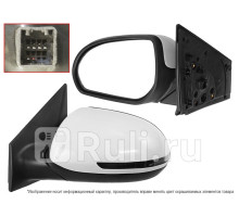 ST-KA47-940-E2 - Зеркало левое (SAT) Kia Rio 3 рестайлинг (2015-2017)