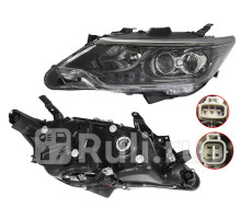 ST-112-1145LD-EM - Фара левая (SAT) Toyota Camry V55 (2017-2018)