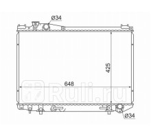 TY0006-140 - Радиатор охлаждения (SAT) Toyota Crown S140 (1991-1995)