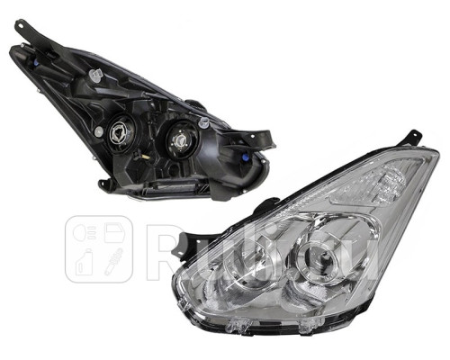 ST-68-12L - Фара левая (SAT) Toyota Wish (2005-2009)
