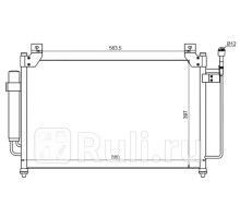 ST-MZ60-394-0 - Радиатор кондиционера (SAT) Mazda CX-7 ER (2006-2009)