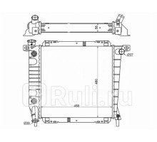 FD0007-91 - Радиатор охлаждения (SAT) Ford Explorer 1 (1990-1994)