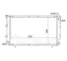 SB0003-BC - Радиатор охлаждения (SAT) Subaru Legacy BD/BG (1993-1999)