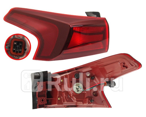 ST-18-0020 - Фонарь левый задний в крыло (SAT) Hyundai Santa Fe 4 (2018-2021)