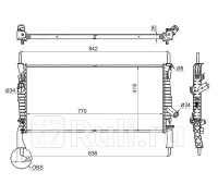 SG-FD0006-06-1 - Радиатор охлаждения (SAT) Ford Transit 6 (2006-2013)