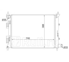 SG-HY0016-MT-R - Радиатор охлаждения (SAT) Kia Rio 3 (2011-2015)