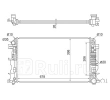 MB0010-06 - Радиатор охлаждения (SAT) Volkswagen Crafter (2006-2016)