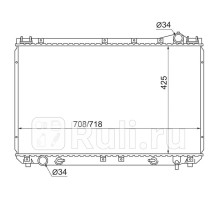 TY0003-MCX10 - Радиатор охлаждения (SAT) Toyota Avalon 1 (1994-2000)