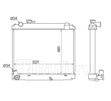 TY0061 - Радиатор охлаждения (SAT) Toyota Dyna (1995-1999)
