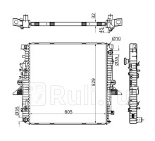 LR0001-04 - Радиатор охлаждения (SAT) Land Rover Discovery 3 (2004-2009)