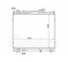 SG-SK0001-V6 - Радиатор охлаждения (SAT) Suzuki Grand Vitara (1997-2006)