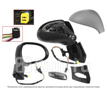 ST-PG38-940-1 - Зеркало правое (SAT) Peugeot 408 (2012-2021)