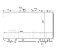 TY0002-CT210-2R - Радиатор охлаждения (SAT) Toyota Carina 210 (1996-2001)