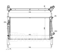 FD0006-06 - Радиатор охлаждения (SAT) Ford Transit 6 (2006-2013)