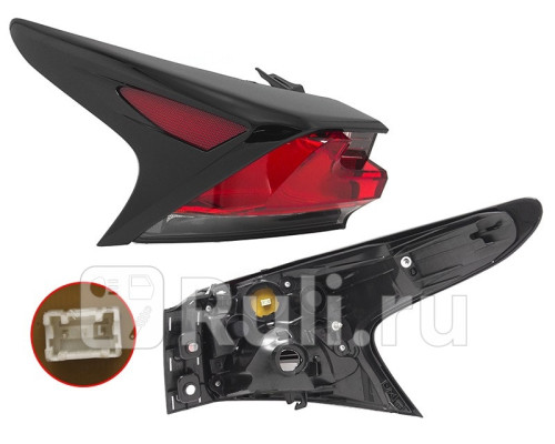 ST-312-19NXL - Фонарь левый задний в крыло (SAT) Lexus NX (2014-2017)