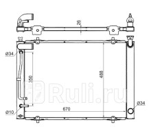 TY0030-ANH10 - Радиатор охлаждения (SAT) Toyota Alphard (2002-2005)