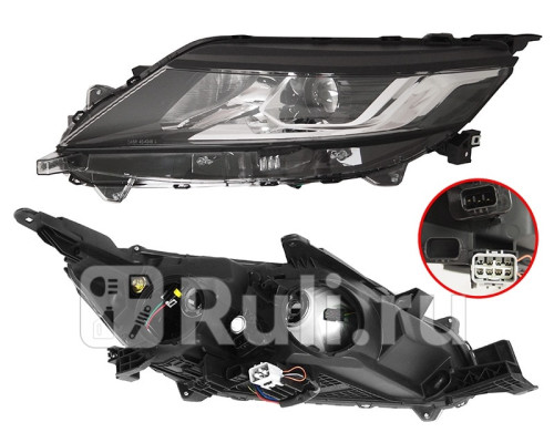 ST-214-11ASL-LDEM2 - Фара левая (SAT) Mitsubishi L200 (2018-2021)