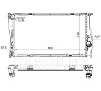 DRM05111 - Радиатор охлаждения (DENSO) BMW E90/E91 (2005-2008)