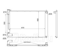 TY0003-MCU30 - Радиатор охлаждения (SAT) Lexus RX 300 (2003-2009)