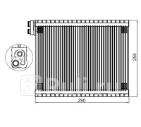 ST-88501-35100 - Радиатор кондиционера (SAT) Lexus GX 470 (2002-2005)