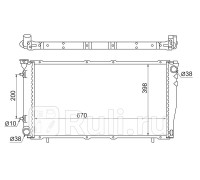 SB0001-1 - Радиатор охлаждения (SAT) Subaru Forester SF (1997-2002)